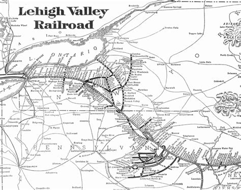 lehigh valley railroad map